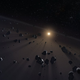 Artist’s depiction of small objects within the Kuiper belt.